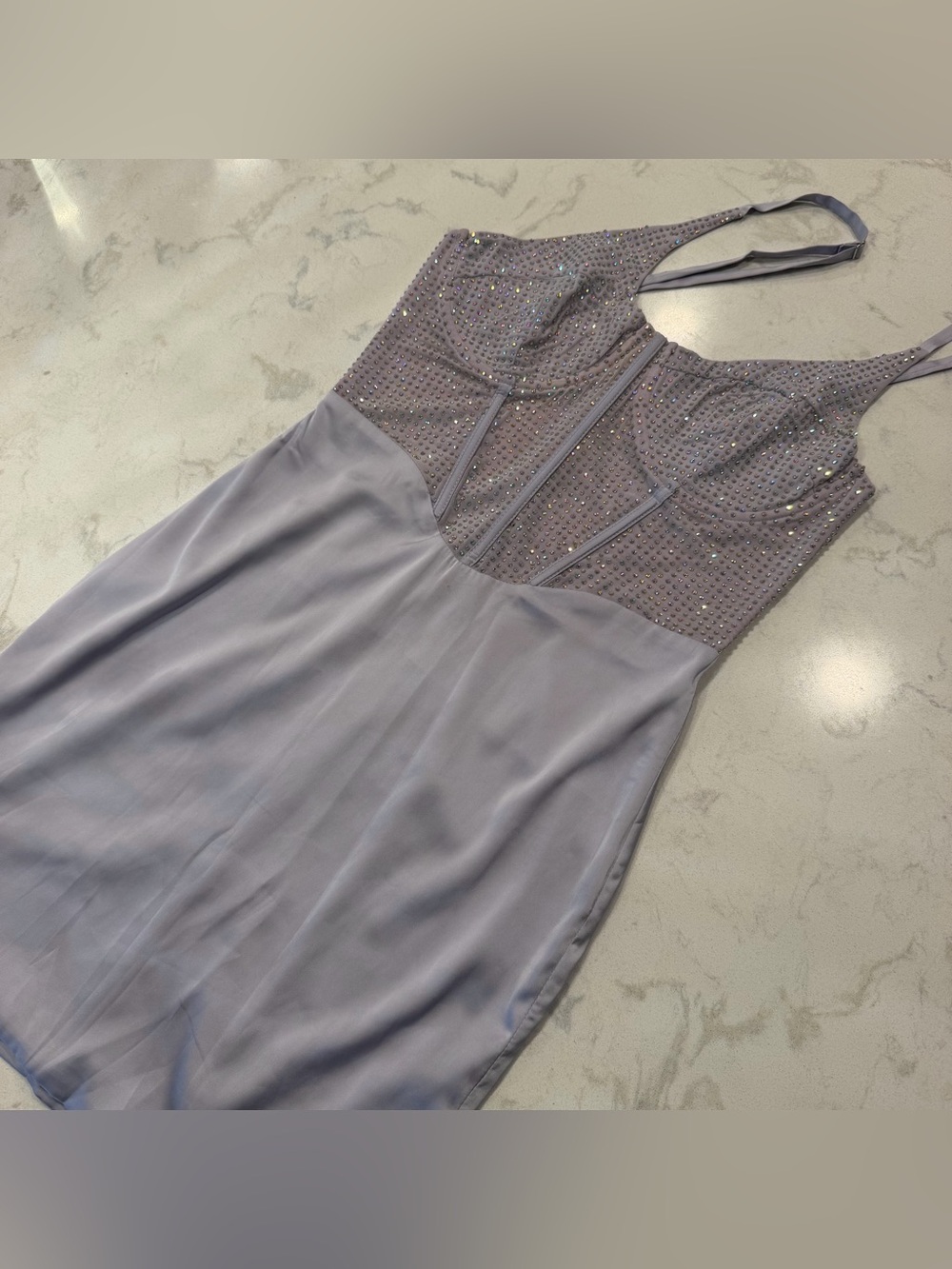 Lavender Oh Polly Mini Dress